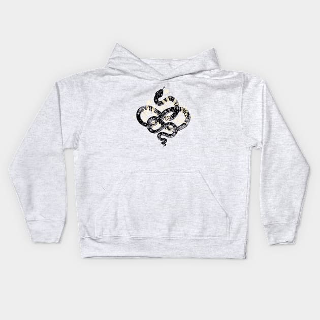 Cosmic Serpent Kids Hoodie by Rebelform